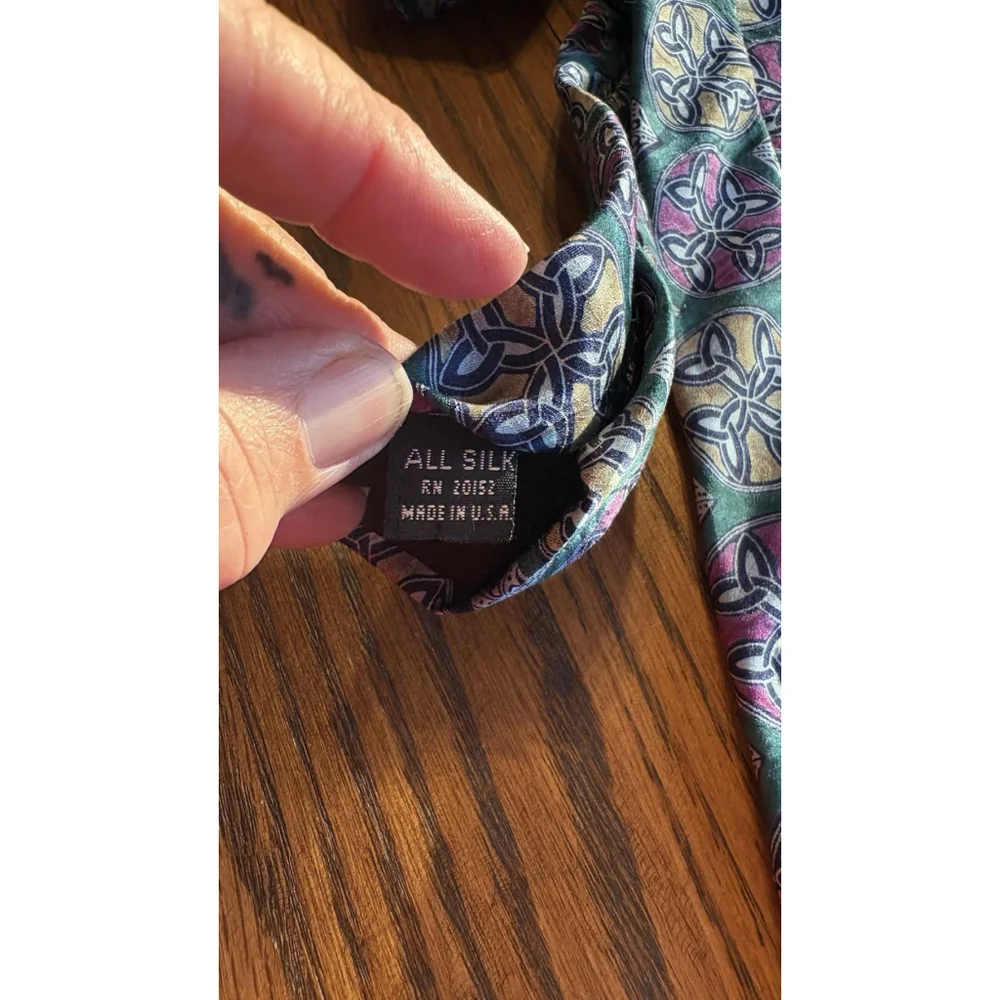legacy by belle necktie all silk made in the usa - Picture 3 of 4